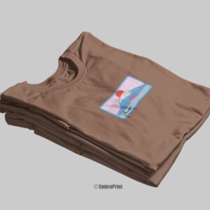 Alternative view of Mount Fuji Embroidered Oversized Unisex Tshirt