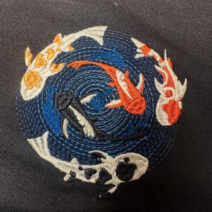 Alternative view of Koi Fish