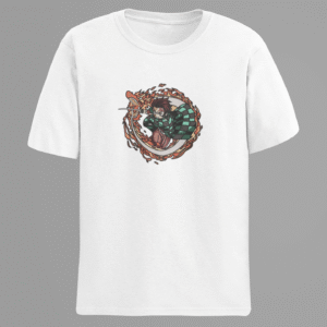 Tanjiro Kamado - Embroidered T-Shirt